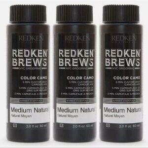 Redken Brews Camo Medium Natural x 3